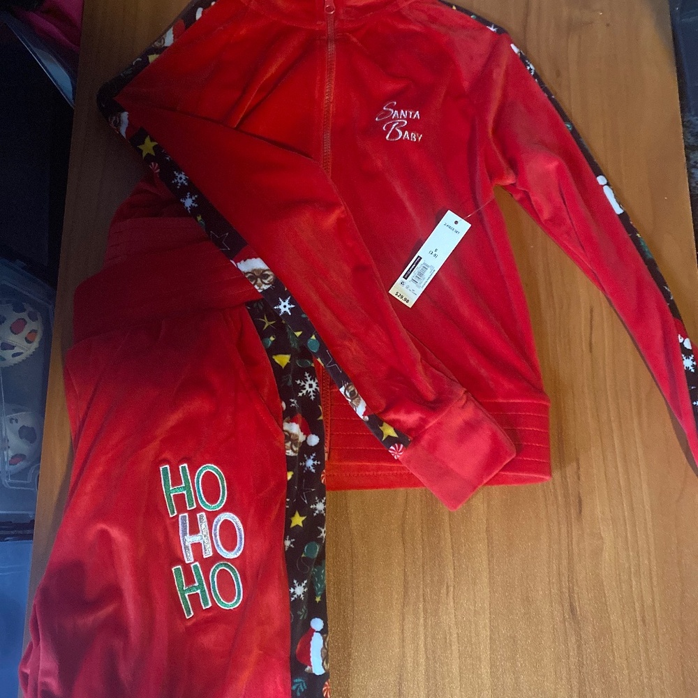 Christmas sweat suit